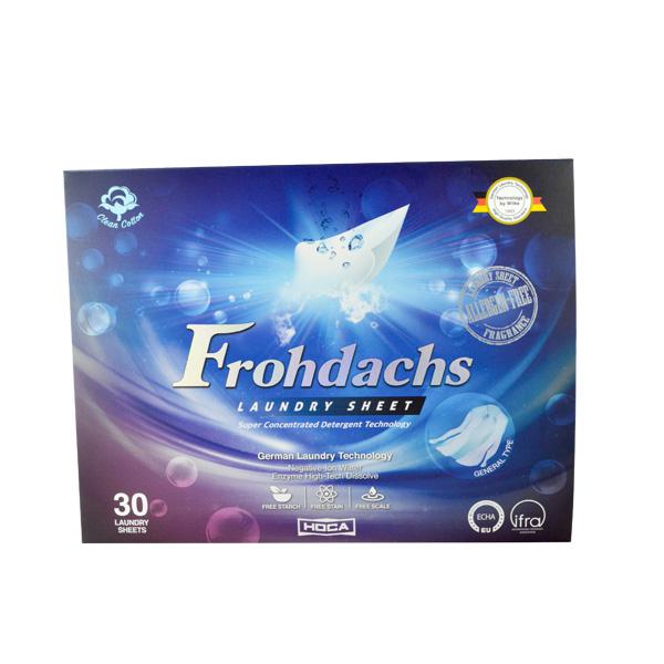 Frohdachs Laundry sheet 30 sheets - blau